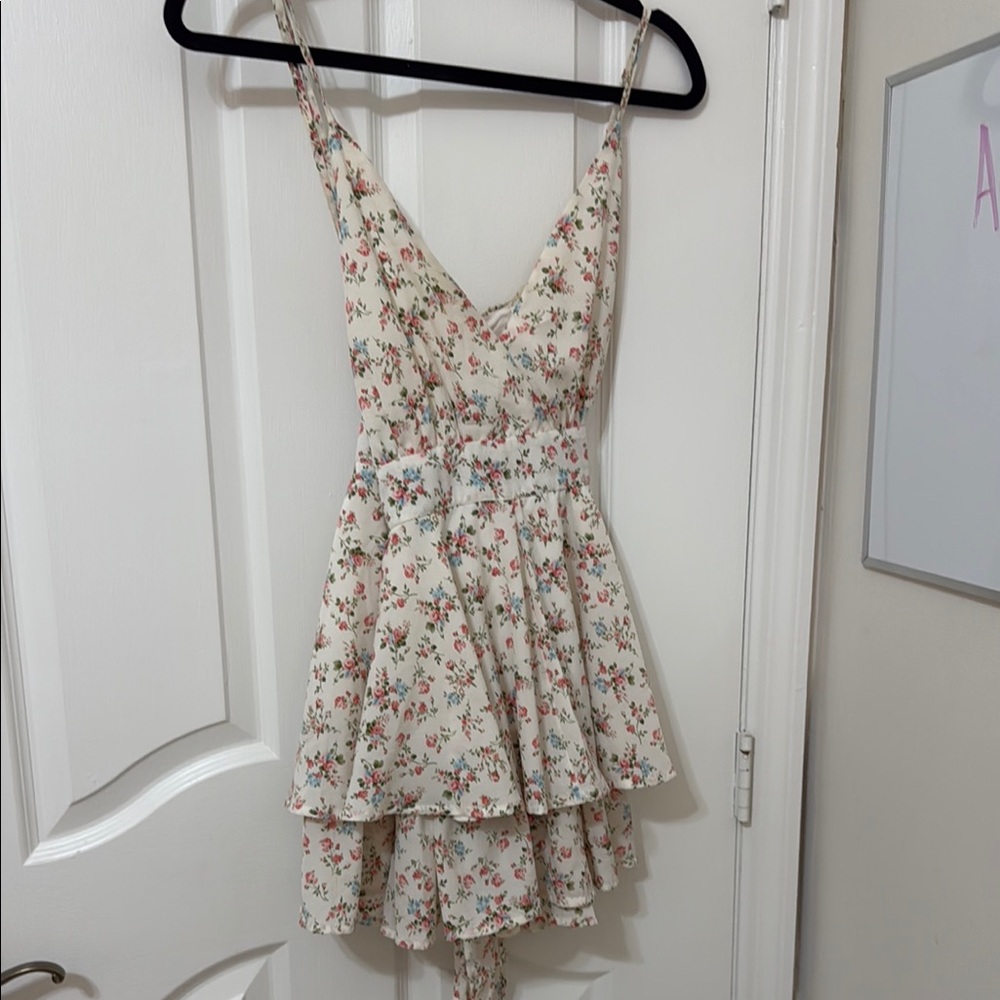 Floral V-Neck Dress
